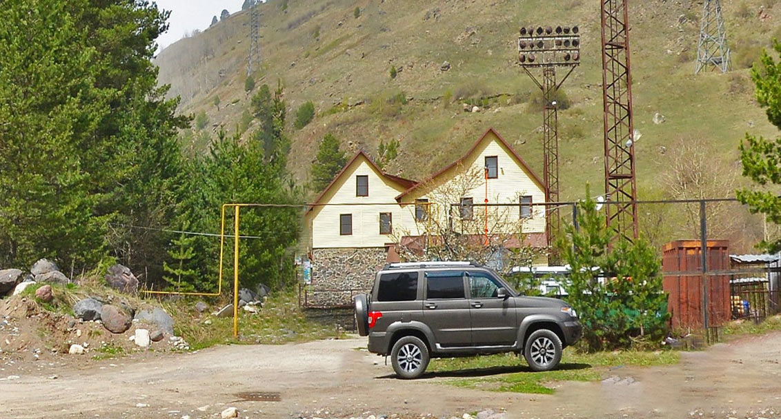 Front view of the hotel